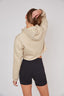 poleron tipo hoodie para mujeres RAAK color almendra
