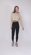 poleron tipo hoodie para mujeres RAAK color almendra